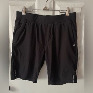 Kenneth Cole Men's Active Performance Short Lightweight Stretch Black Size M
